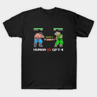 Human VS GPT4 T-Shirt